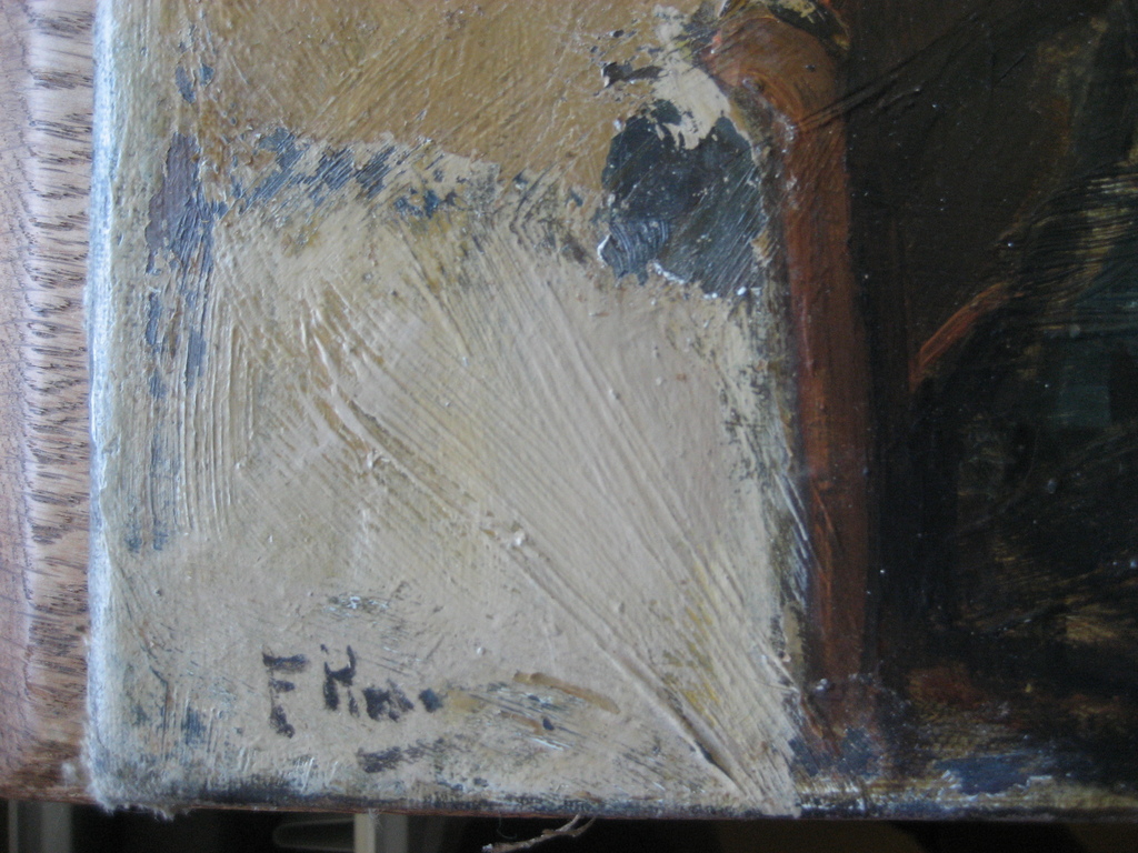 Gesigneerd F.Hoos - olieverf - kopen? Bied vanaf 1!