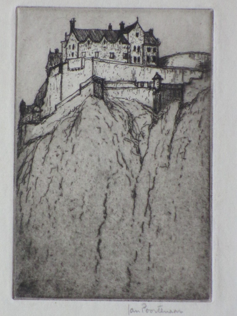 Jan Poortenaar, Kasteel Edinburgh, Ets kopen? Bied vanaf 1!