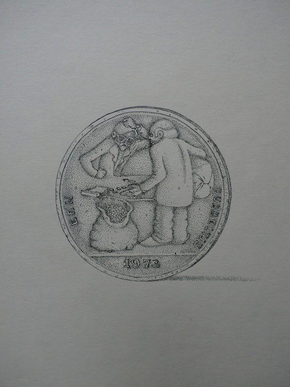 Paul Hulshof - inkttekening: De prijs - 1973 kopen? Bied vanaf 10!
