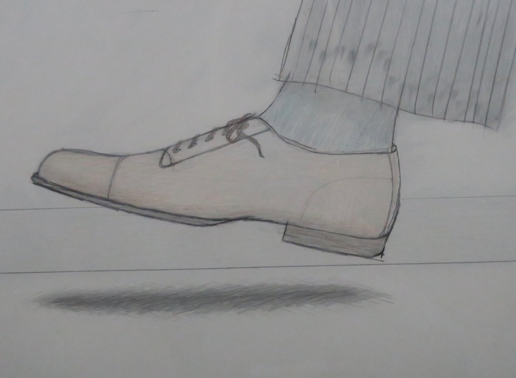 Jeroen Henneman: Potloodtekening, The discovery of the shadow - Ingelijst kopen? Bied vanaf 400!