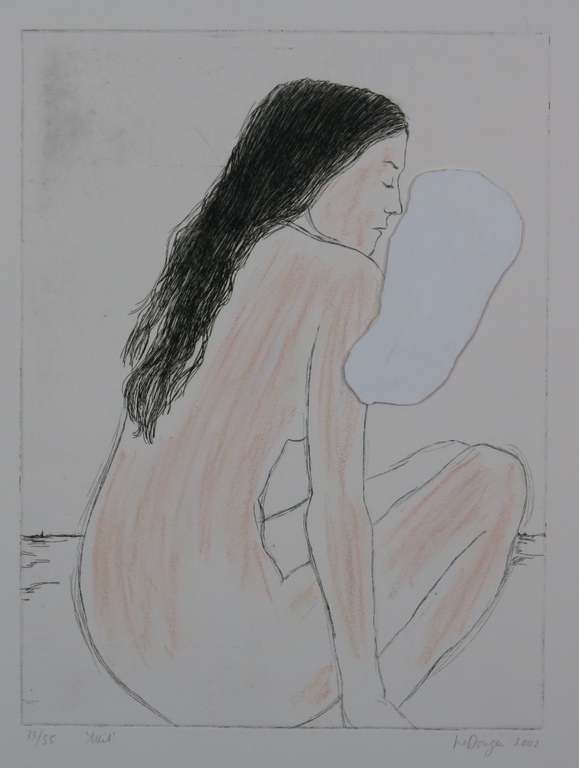 Iris van Dongen: Ets en collage, Wit kopen? Bied vanaf 20!