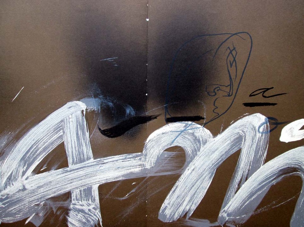 ANTONI TÀPIES -1 originele kleurlitho uit  DERRIERE LE MIROIR 250 / 1982 kopen? Bied vanaf 99!