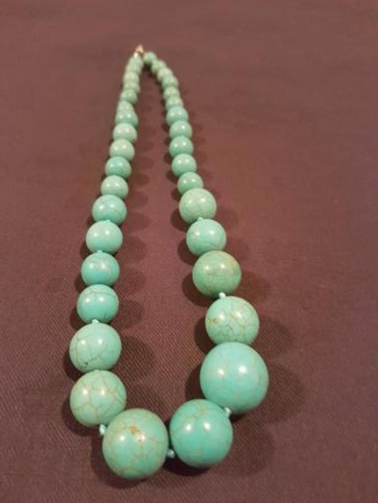 Ketting vintage 1965/70 turchese art.123 kopen? Bied vanaf 1!