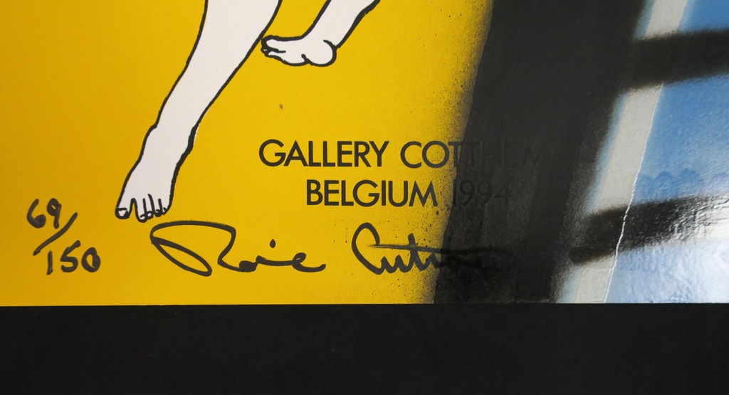 Ronnie Cutrone: Zeefdruk bewerkt met graffiti, Arch angels kopen? Bied vanaf 1!