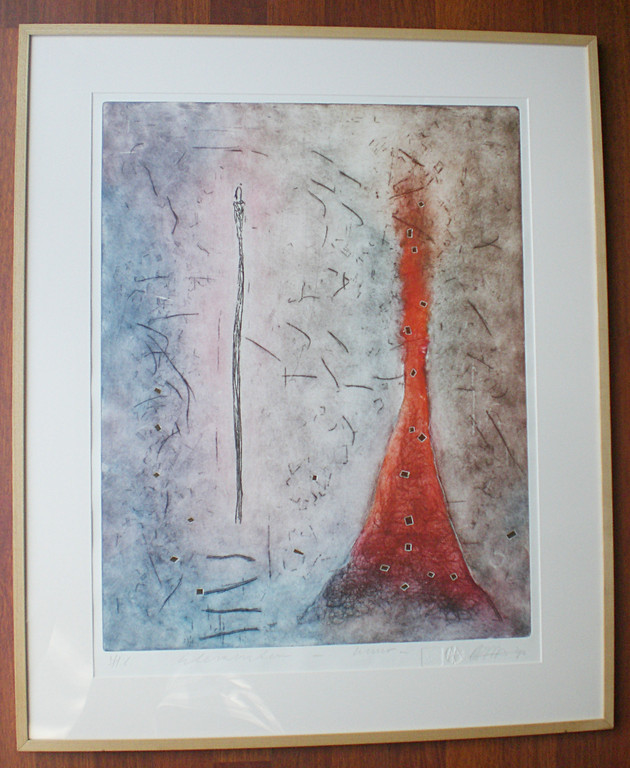 Ad Arma - Elementen (Vuur), ets (ingelijst, zeer groot) kopen? Bied vanaf 125!