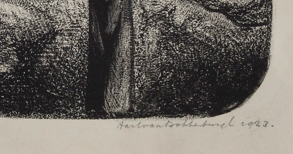 Aart van Dobbenburgh: Litho - Lente - 1923  kopen? Bied vanaf 55!
