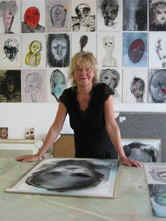 Margriet Westervaarder - Abstract, gemengde techniek (mooi ingelijst, groot) kopen? Bied vanaf 120!