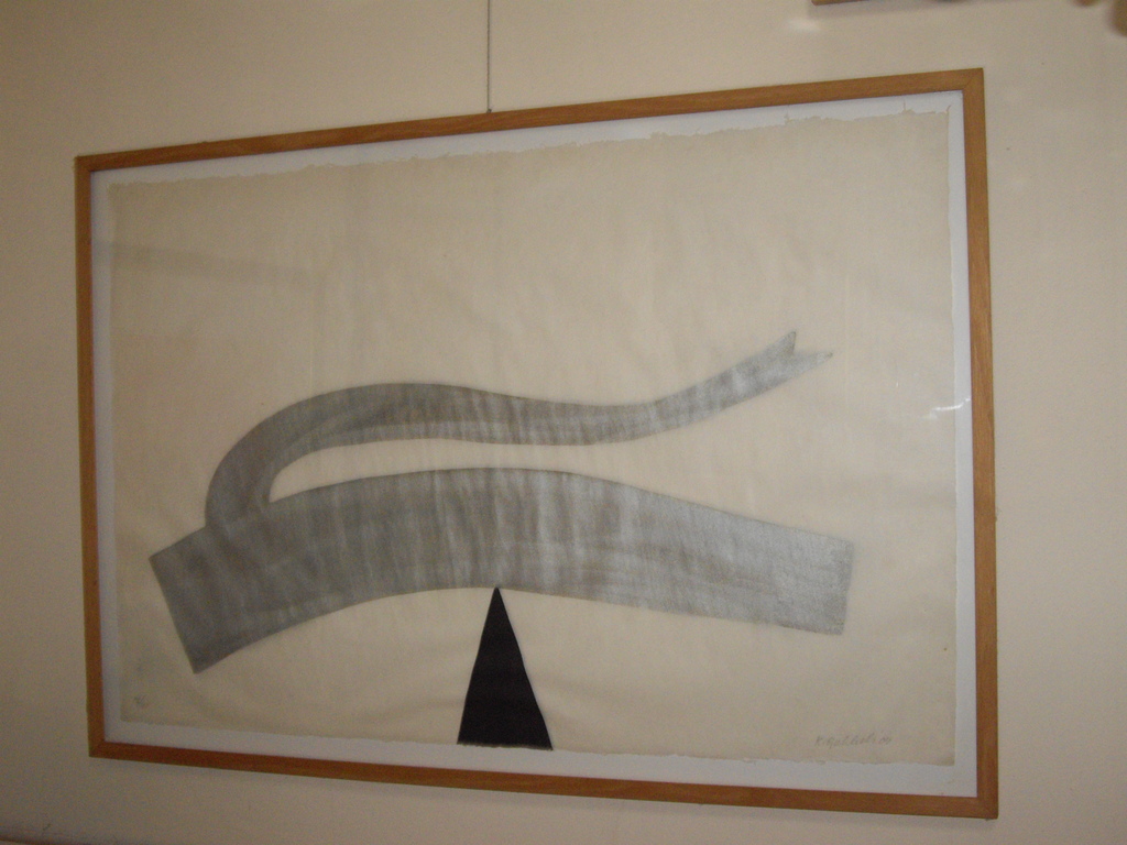 Klaas Gubbels, Houtdruk,  verkocht voor € 425!