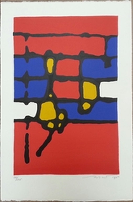 Willem Brauck, zeefdruk op papier kopen? Bied vanaf 20!