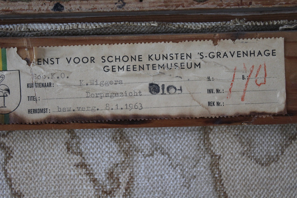 K. Wiggers dorpsgezicht kopen? Bied vanaf 450!