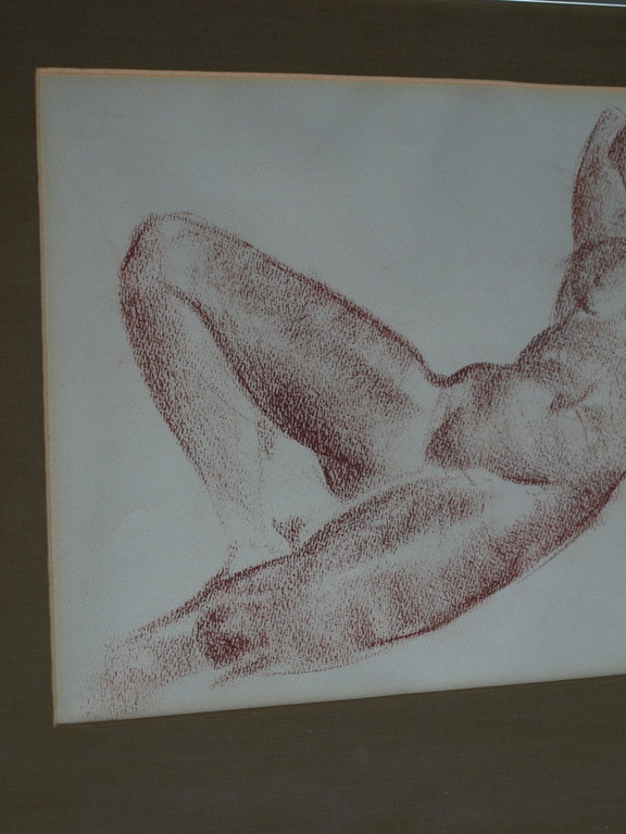 Cephas Stauthamer : Tekening , Josje naakt – gesigneerd & ingelijst – ca 1960 kopen? Bied vanaf 25!