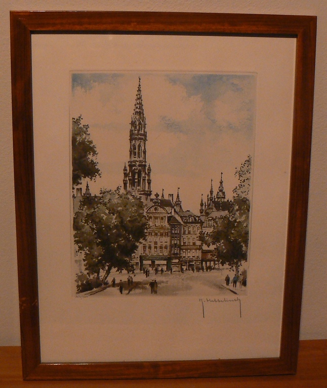 Roger Hebbelinck -- drie etsen verkocht voor € 85!