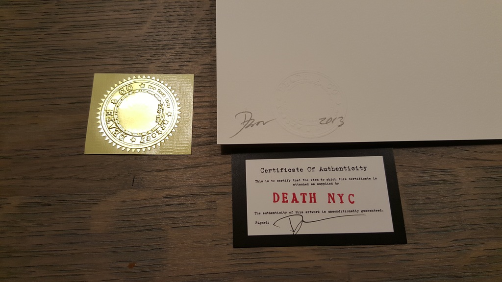 DEATH NYC Lithografie "M16 RED" 2013 kopen? Bied vanaf 25!