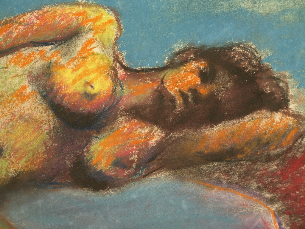 Jan van der Veer: Pastel – Naakte vrouw – gesigneerd – 38 x 58 cm kopen? Bied vanaf 1!