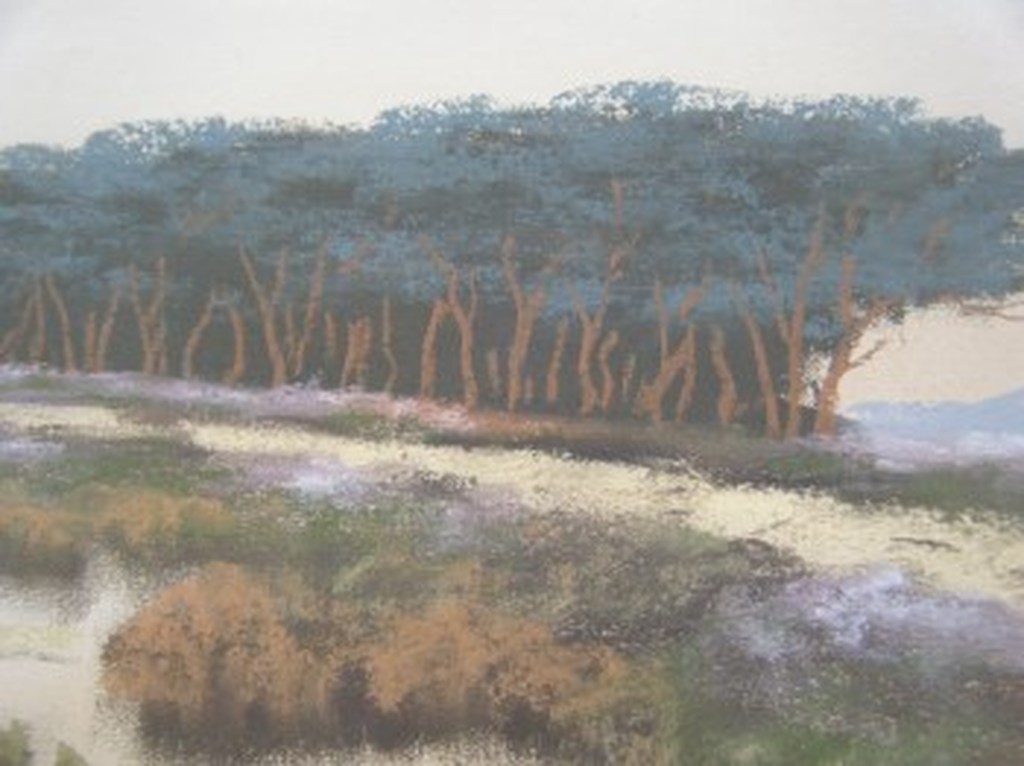 Jan de Groot ,origineel pastel  Veluws landschap kopen? Bied vanaf 1!