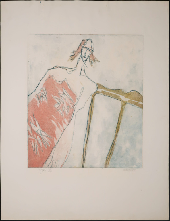 Henk Vierveijzer: Ets en Aquatint, Meisje kopen? Bied vanaf 35!