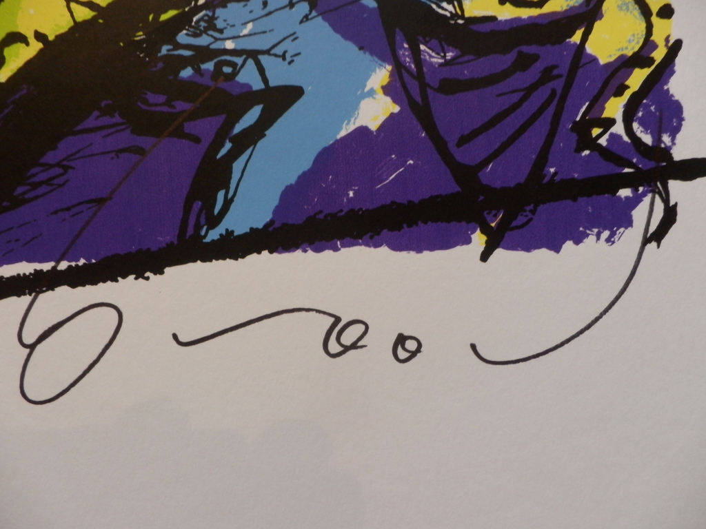 HERMAN BROOD, Gelimiteerde en HANDGESIGNEERDE Zeefdruk  BONO kopen? Bied vanaf 85!