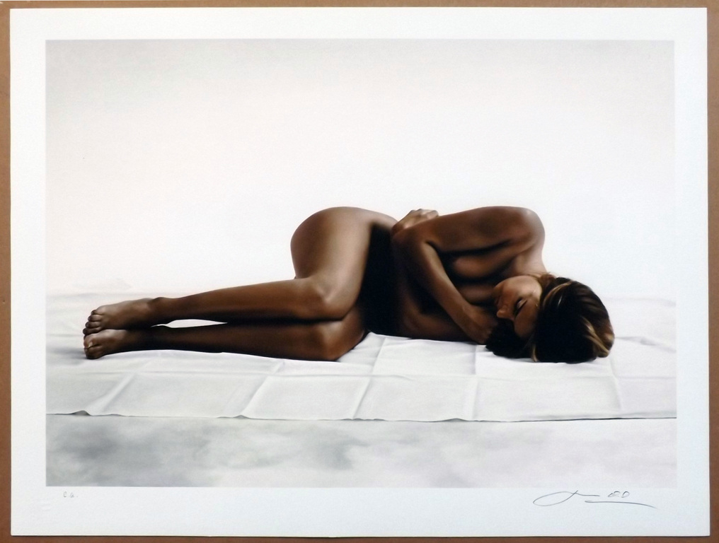 Peter Handel - giclee - Andrea auf weissem Tuch kopen? Bied vanaf 90!