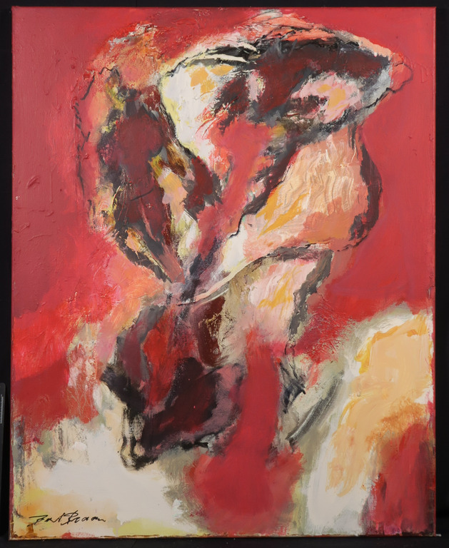 Bert Braam: Acryl op doek, Kompositie kopen? Bied vanaf 200!