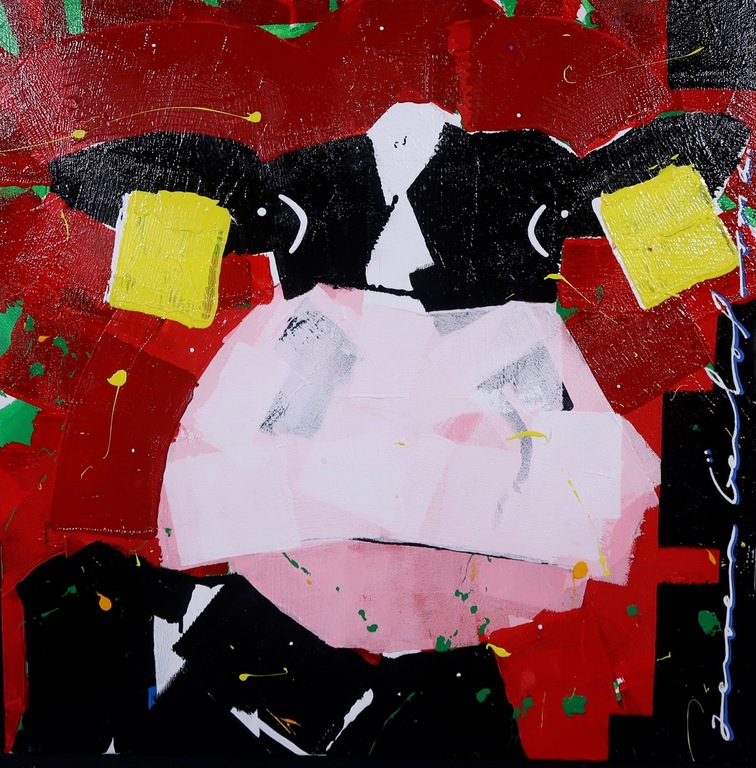 Jeroen Gerlofsma: Acryl op doek, Willy kopen? Bied vanaf 1!