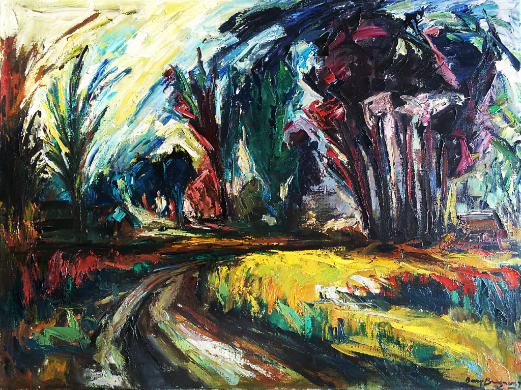 Laatste keer: Berry Brugman - Twents landschap, olieverf op doek (groot) verkocht voor € 270!