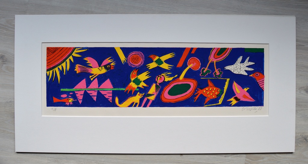 Corneille: Zeefdruk - AMRO-bank - E.A. - 1988 kopen? Bied vanaf 229!