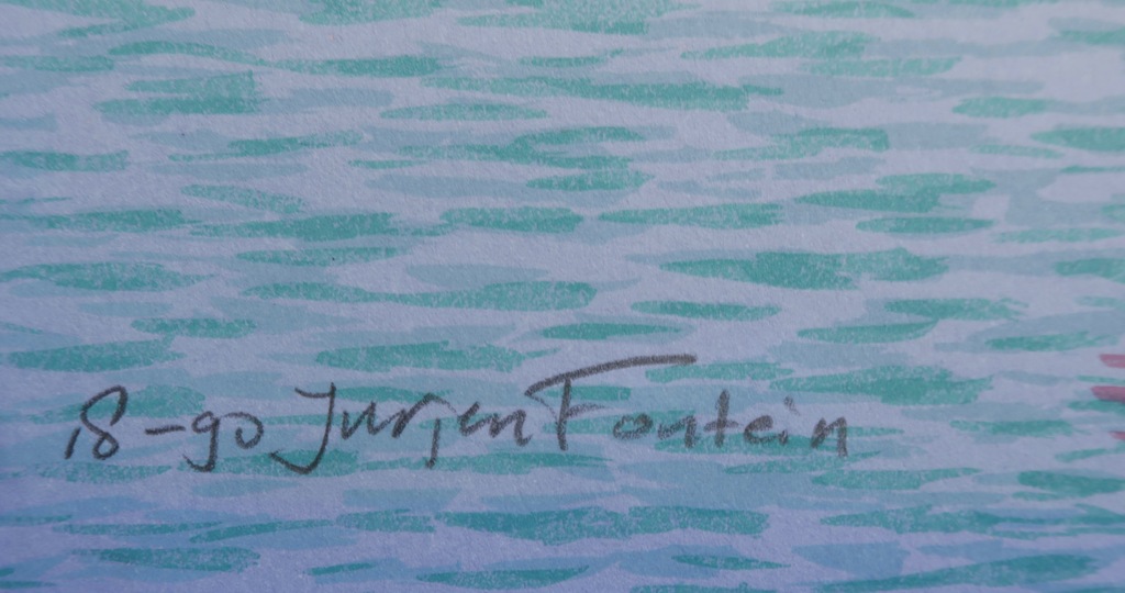 AcheterJurjen Fontein: Zeefdruk, Boot? Enchérissez de 1!