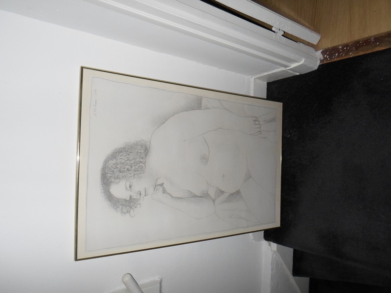Aat Veldhoen: Tekening, vrouwelijk naakt kopen? Bied vanaf 250!