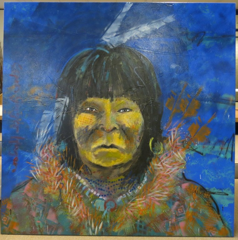 Espen Hagen: Acryl op doek, Zonder titel (zeer groot) kopen? Bied vanaf 750!