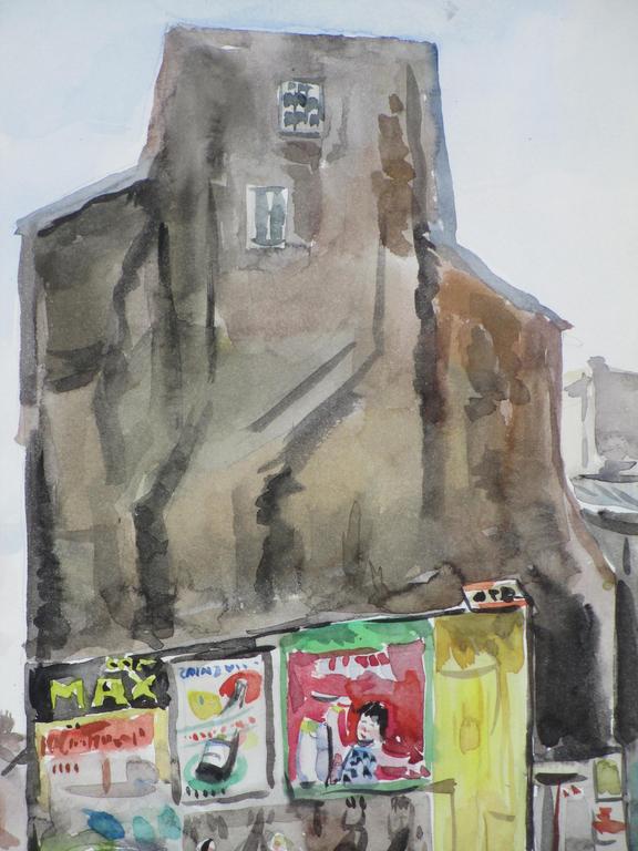 Han Krug, Parijs's stadsgezicht, Aquarel 1959 kopen? Bied vanaf 45!