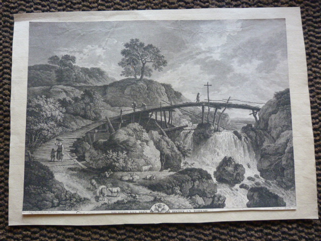 Zeer oud grafiek - 1600 - 1700  -  landschappen. kopen? Bied vanaf 1!