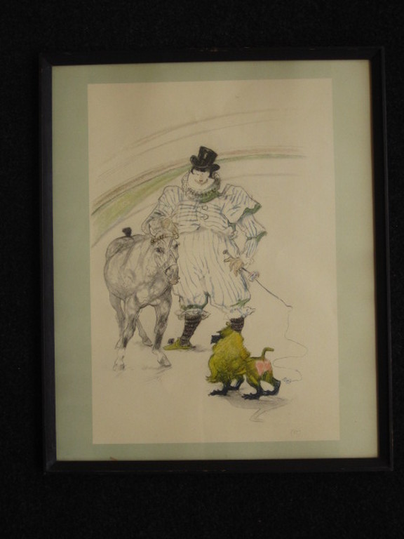 Henri Toulouse Lautrec 1864-1901 gelimit. litho "au Cirque" 1948 EditArt Paris kopen? Bied vanaf 1!