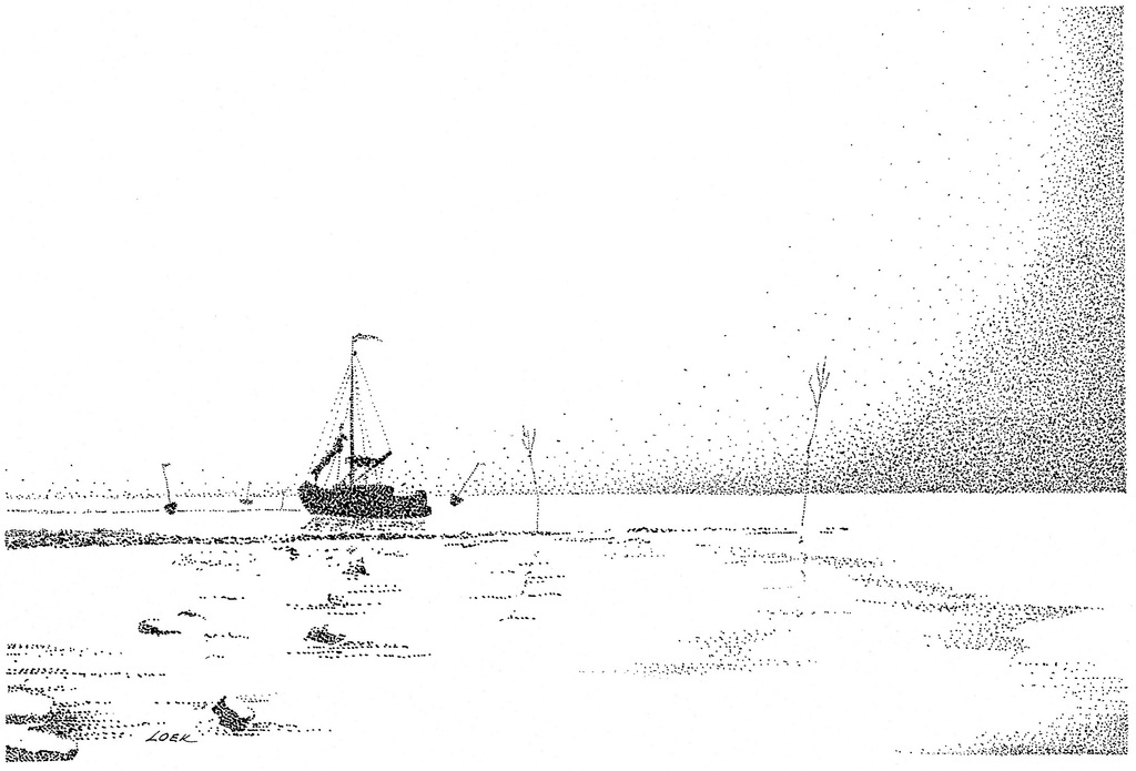 Loek Bosman, Pentekening,  kopen? Bied vanaf 50!