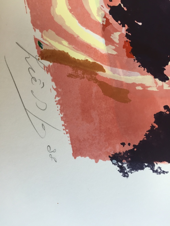 John Lie A Fo   1 originele zeefdruk / Litho gesigneerd 1988 kopen? Bied vanaf 1!