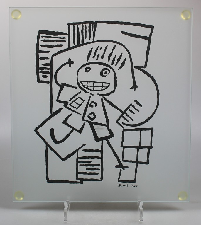 Mark Jurriëns "Het kind in Cobra" glazen object kopen? Bied vanaf 15!