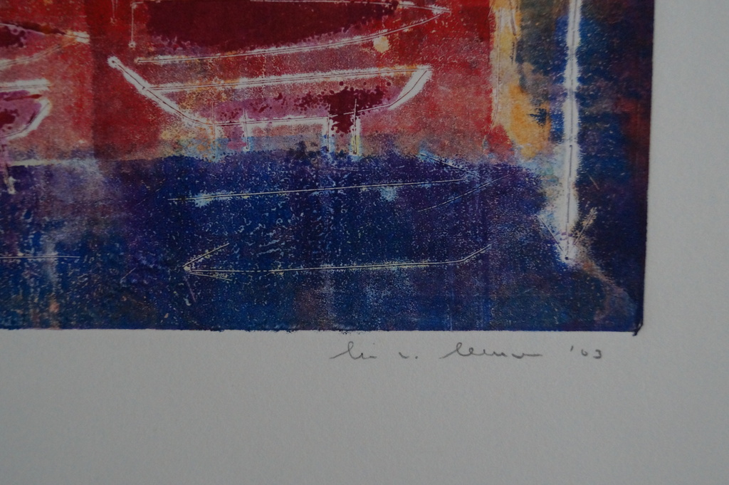 Lia van Leeuwen - gesigneerde ets - Labyrint III - 2003 kopen? Bied vanaf 1!