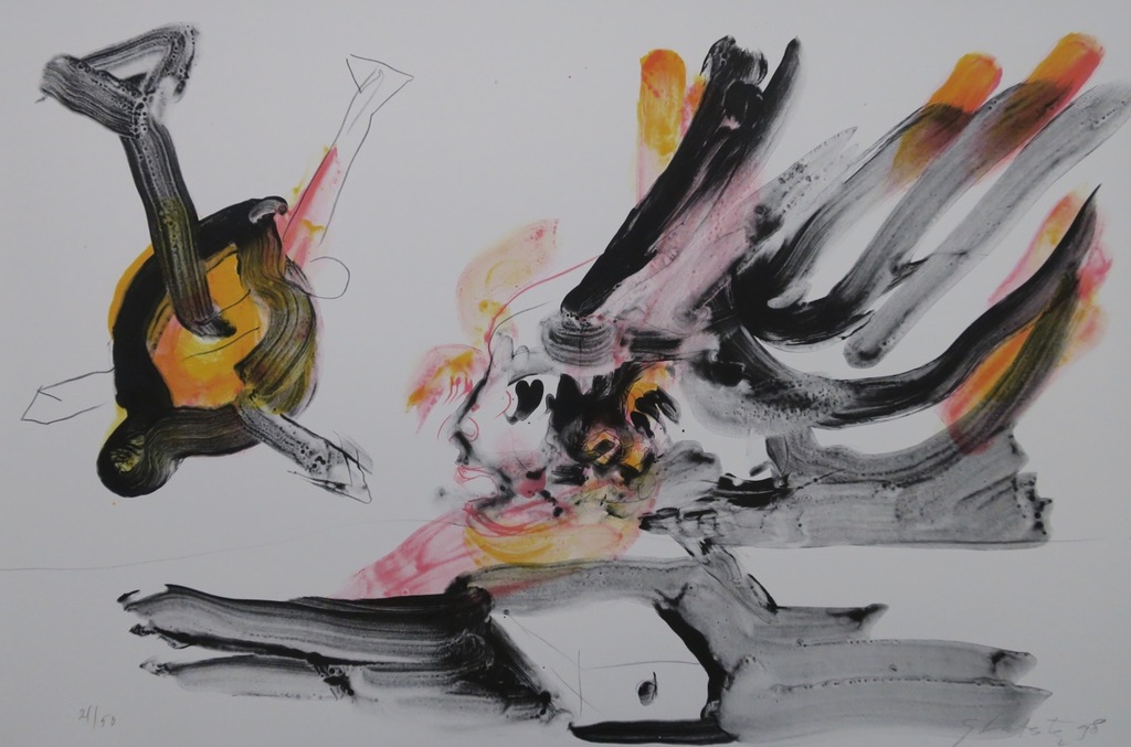 Ger Lataster: Litho, Zonder titel (Groot!) kopen? Bied vanaf 200!