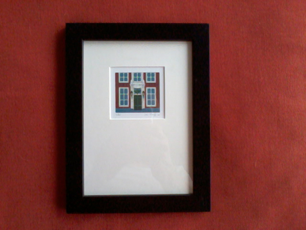 Frans de Leef, zeefdruk, Entree Pulchri Studio Den Haag, 2010. verkocht voor € 47!