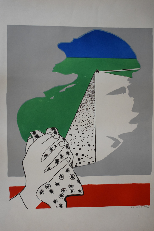 Jacob Zekveld - Jacob Zekveld - Lithografie - Zonder Titel - 1966 verkocht voor € 50!