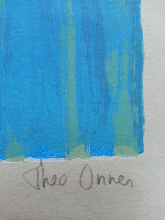 Theo Onnes, zeefdruk op handgeschept papier, titel; " Eva " kopen? Bied vanaf 50!