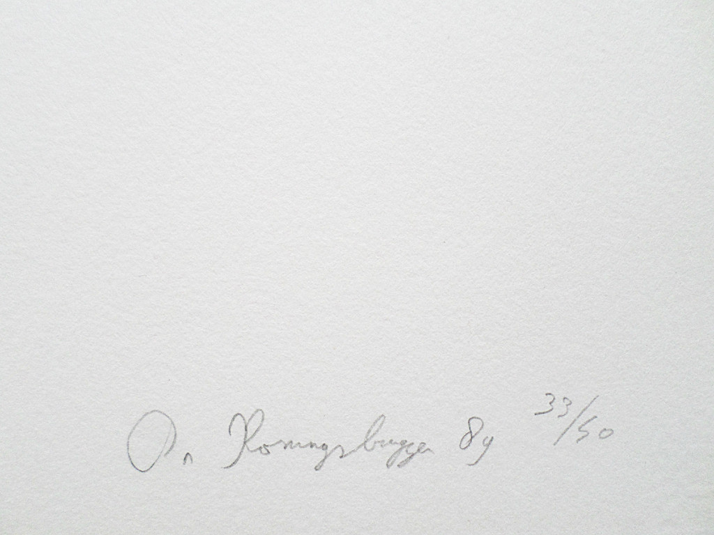 Rob van Koningsbruggen - Ovaal groen/rood, litho (groot, zonder toeslag!) kopen? Bied vanaf 75!