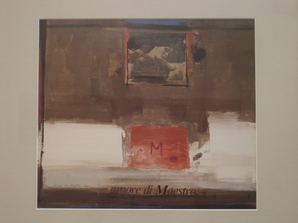 Groot gelaagd "Collage Litho" van Frieda van Voorst (1949-) gesigneerd 1989 kopen? Bied vanaf 1!