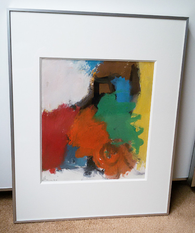 Eugène Brands - Abstracte compositie, gouache (mooi ingelijst) kopen? Bied vanaf 1250!