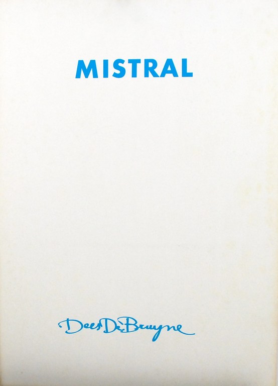 DEES DE BRUYNE MISTRAL MAP MET 3 LITHOS kopen? Bied vanaf 50!