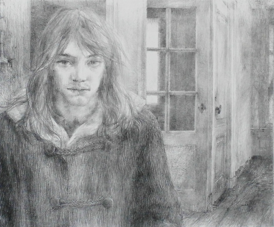 Piet Klaasse - Litho: " Rogier in Kraakpand" - 1972 verkocht voor € 45!