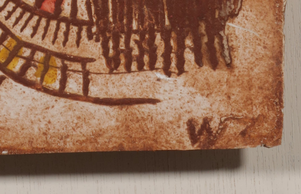 Wim Zurne: Handbeschilderd gips, Egyptian fantasy II - Ingelijst kopen? Bied vanaf 1!