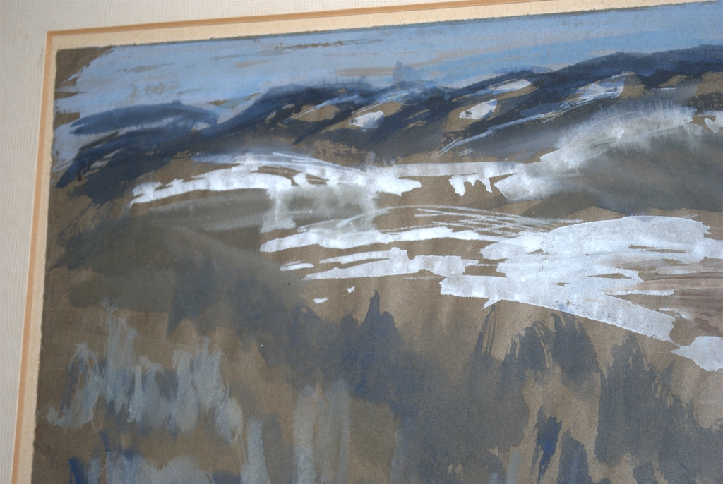 MAAIKE BRAAT: GOUACHE BERGLANDSCHAP kopen? Bied vanaf 45!