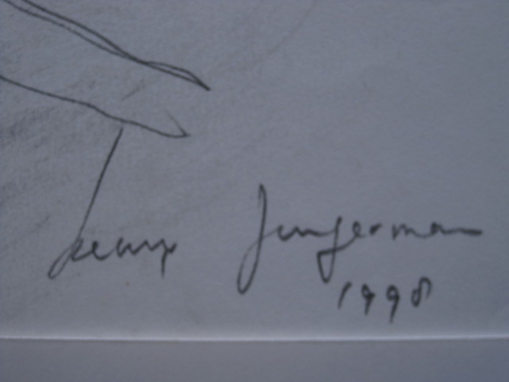 Unieke potloodtekening Remy Jungerman "They are Crying" gesigd 1998 kopen? Bied vanaf 1!