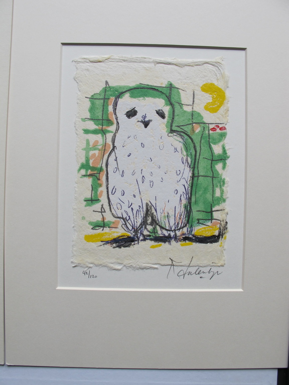 Kees Salentijn, zeefdrukken: uiltjes kopen? Bied vanaf 30!