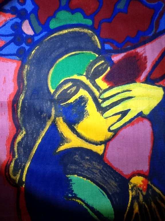 Zeefdruk Corneille,1988,Elle se donne à rêver-gesigneerd verkocht voor € 75!